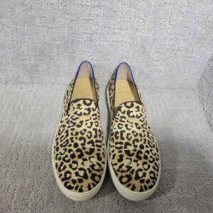 Rothy's The Sneaker Camo Cat Leopard Slip On Comfort Shoes Women's Size US 9, 12